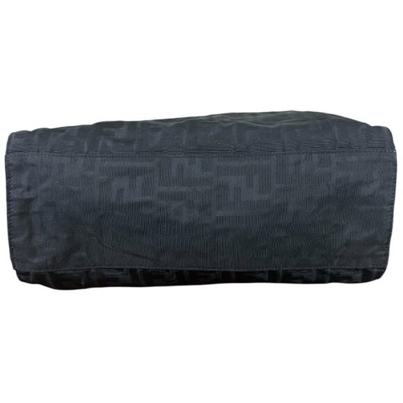 FENDI Fendi Zucca Signature FF Black Canvas Tote Shoulder bag (FFXX175) - Picture 5 of 14